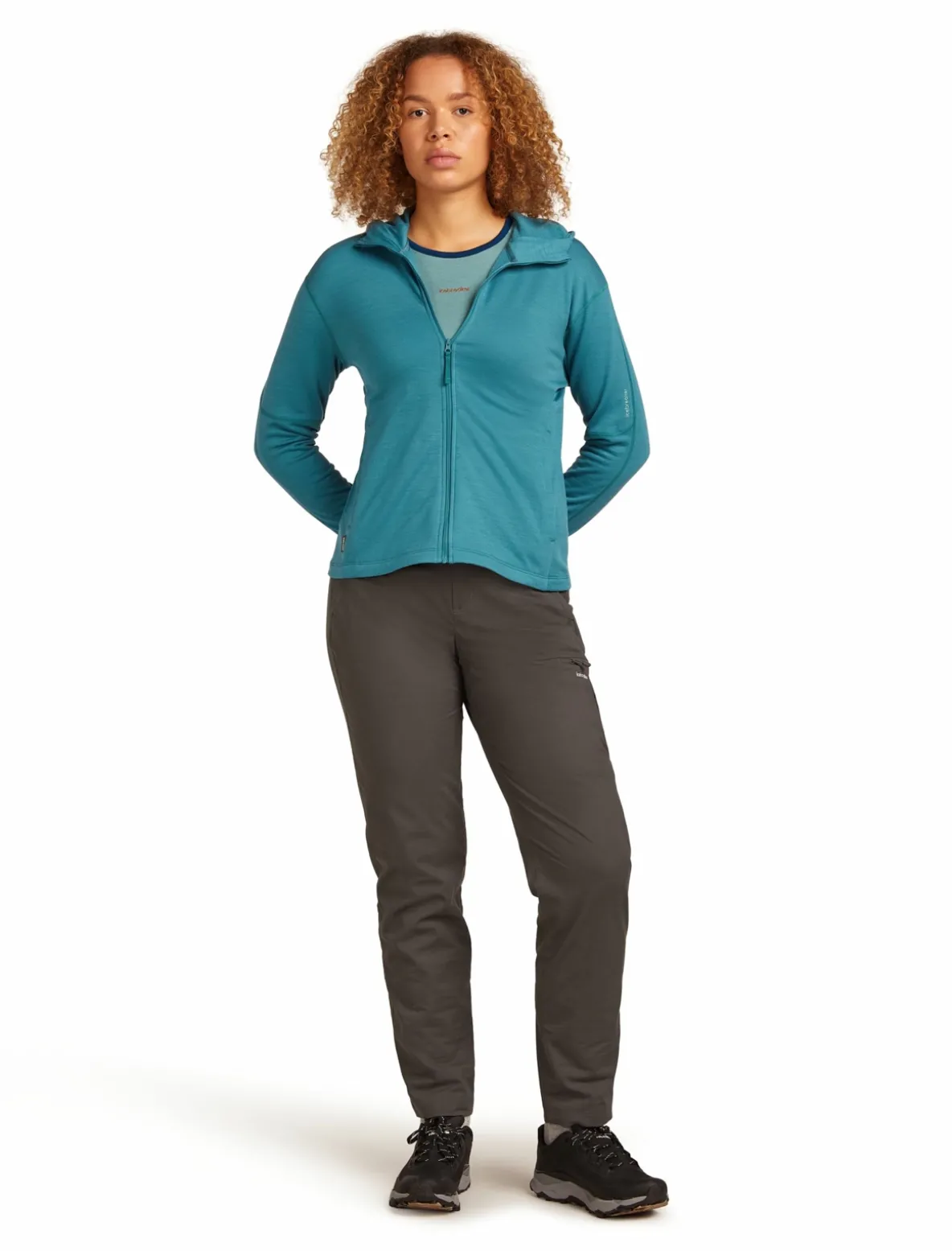 Bluza Icebreaker Merino 360 RealFleece Elemental Longsleeve Zip Hoodie Women