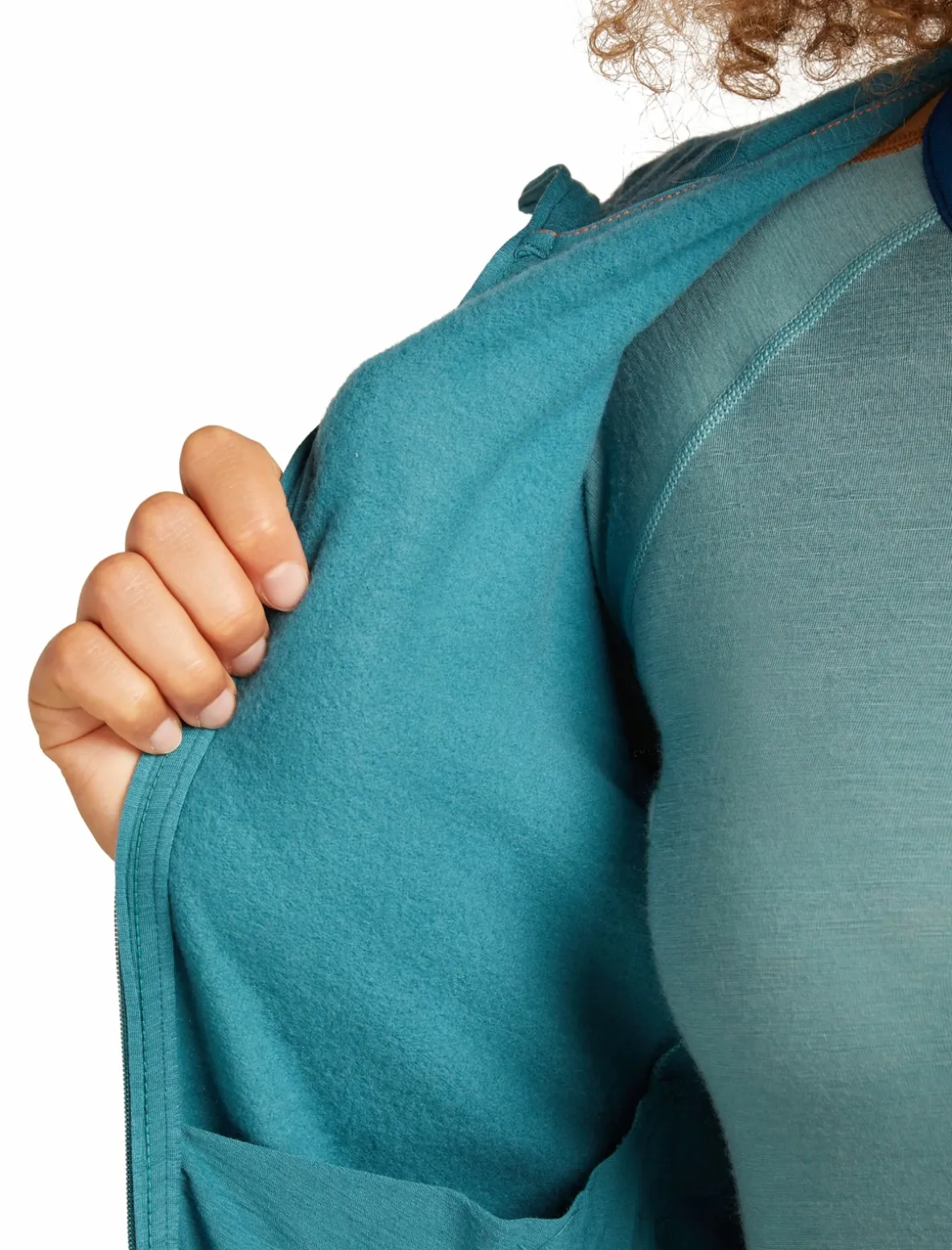 Bluza Icebreaker Merino 360 RealFleece Elemental Longsleeve Zip Hoodie Women