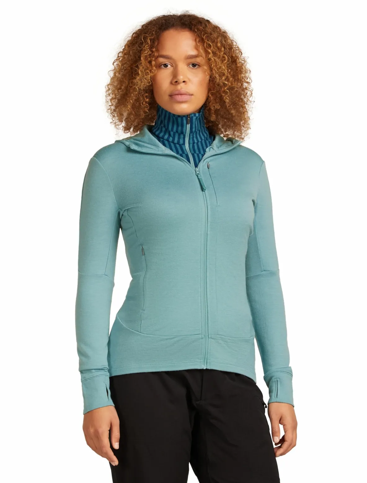 Bluza Icebreaker Merino 260 Quantum Longsleeve Zip Hoodie Women