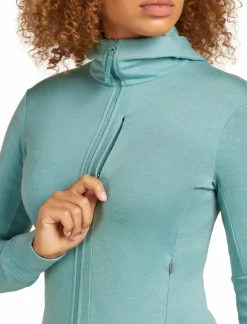 Bluza Icebreaker Merino 260 Quantum Longsleeve Zip Hoodie Women
