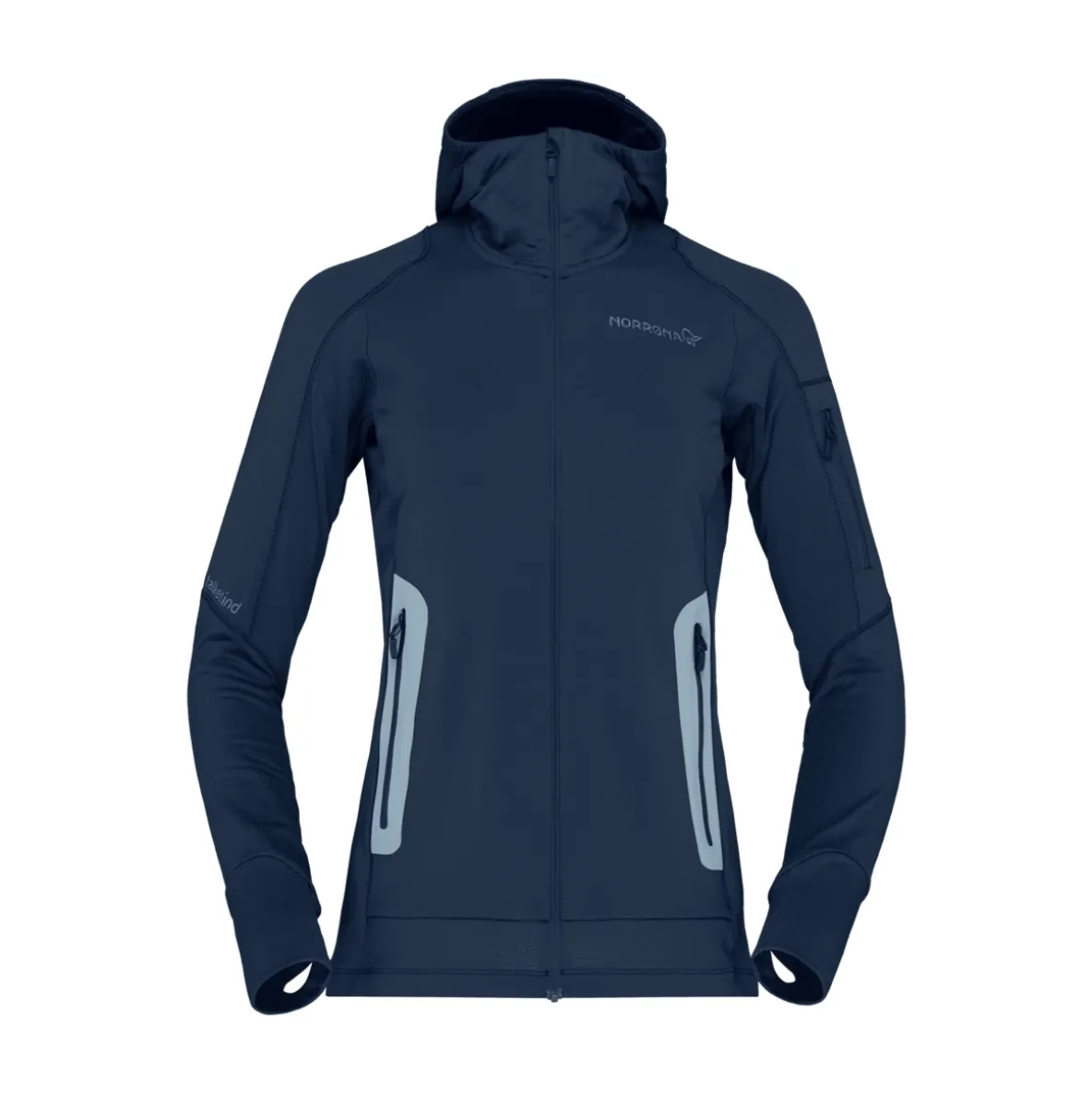 Bluza Norrona Falketind Power Grid Zip Hood Women