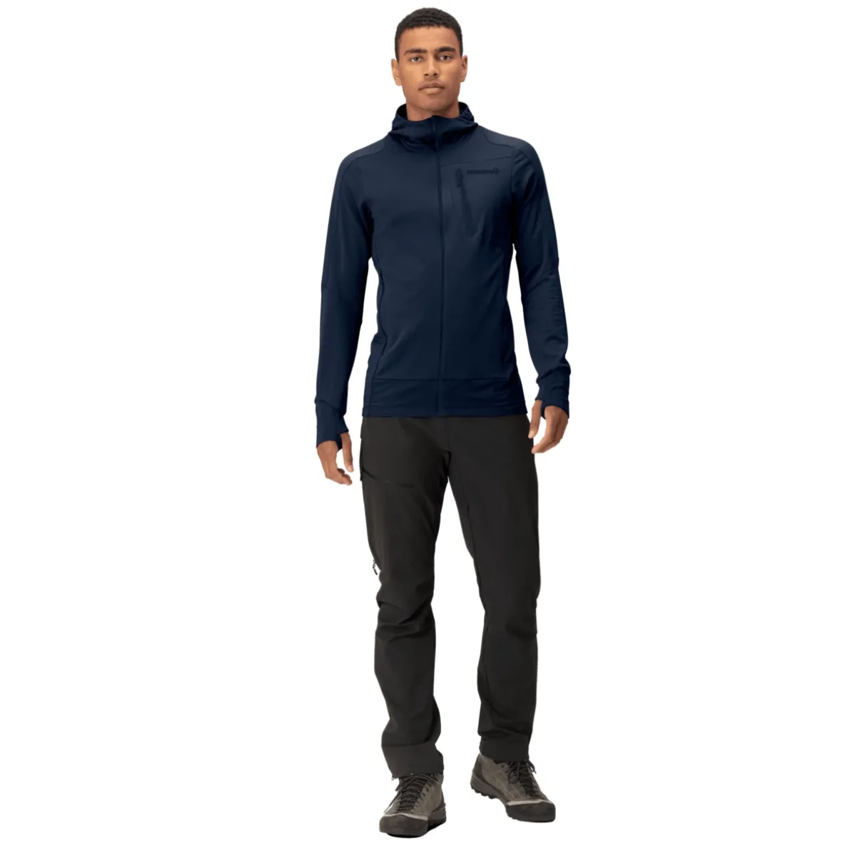 Bluza Norrona Falketind Power Grid Zip Hood Men