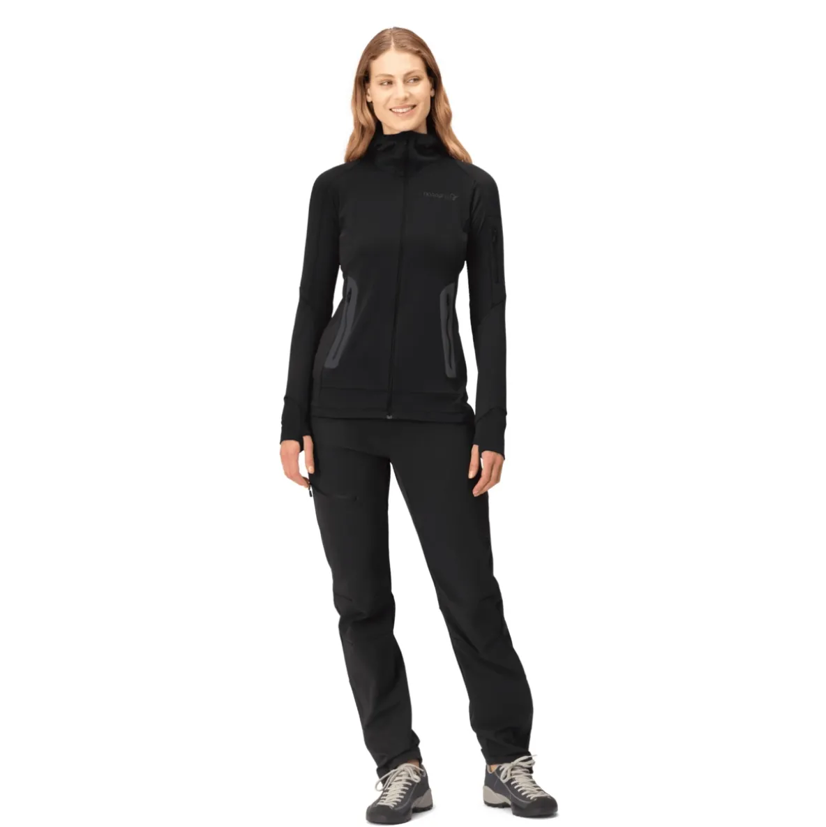 Bluza Norrona Falketind Power Grid Zip Hood Women