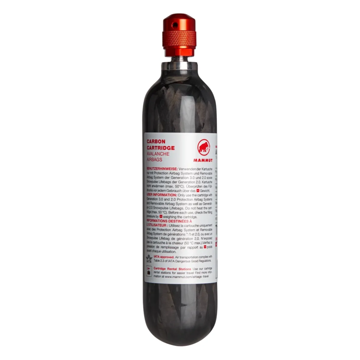 Butla do systemu lawinowego Mammut Carbon Cartridge 300 bar Non-Refillable