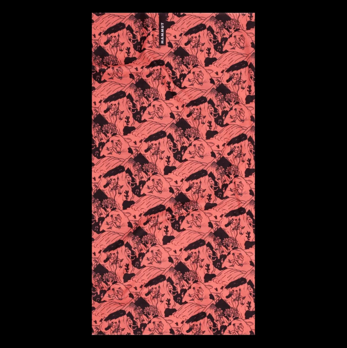 Chusta Mammut Neck Gaiter Climbing Scene