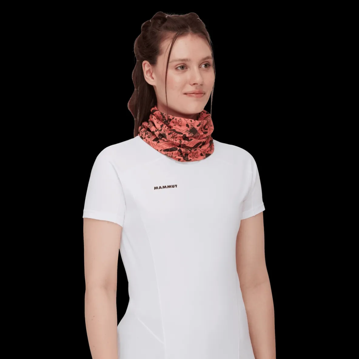 Chusta Mammut Neck Gaiter Climbing Scene