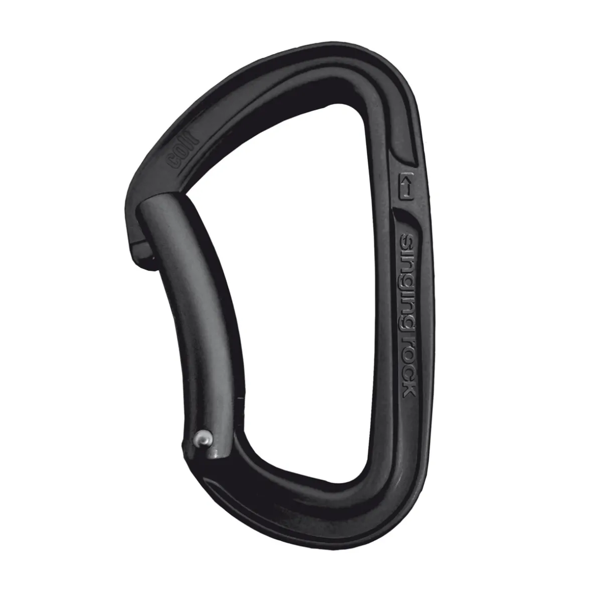 Karabinek Singing Rock Colt Black Bent Gate