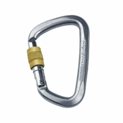 Karabinek stalowy Singing Rock D Steel Screw gate
