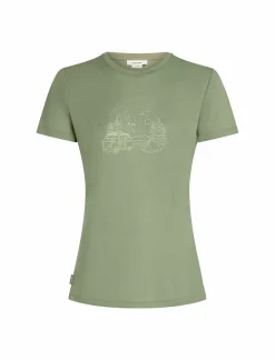 Koszulka Damska Icebreaker Merino Tech Lite III SS Tee Van Camp