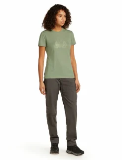 Koszulka Damska Icebreaker Merino Tech Lite III SS Tee Van Camp