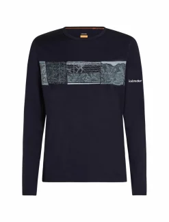Koszulka Icebreaker Merino 200 Oasis LS Crewe Elevation Line Men