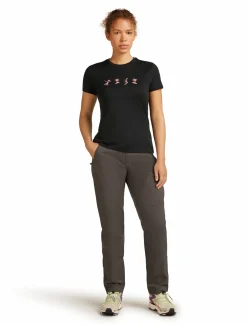 Koszulka Icebreaker Merino 150 Tech Lite Short Sleeve Snow Day Women
