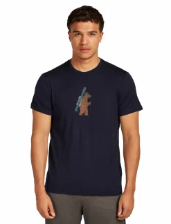 Koszulka Icebreaker Merino Tech Lite SS Tee Bear Tour Men