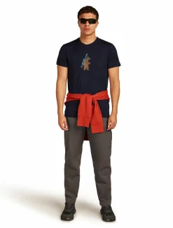 Koszulka Icebreaker Merino Tech Lite SS Tee Bear Tour Men
