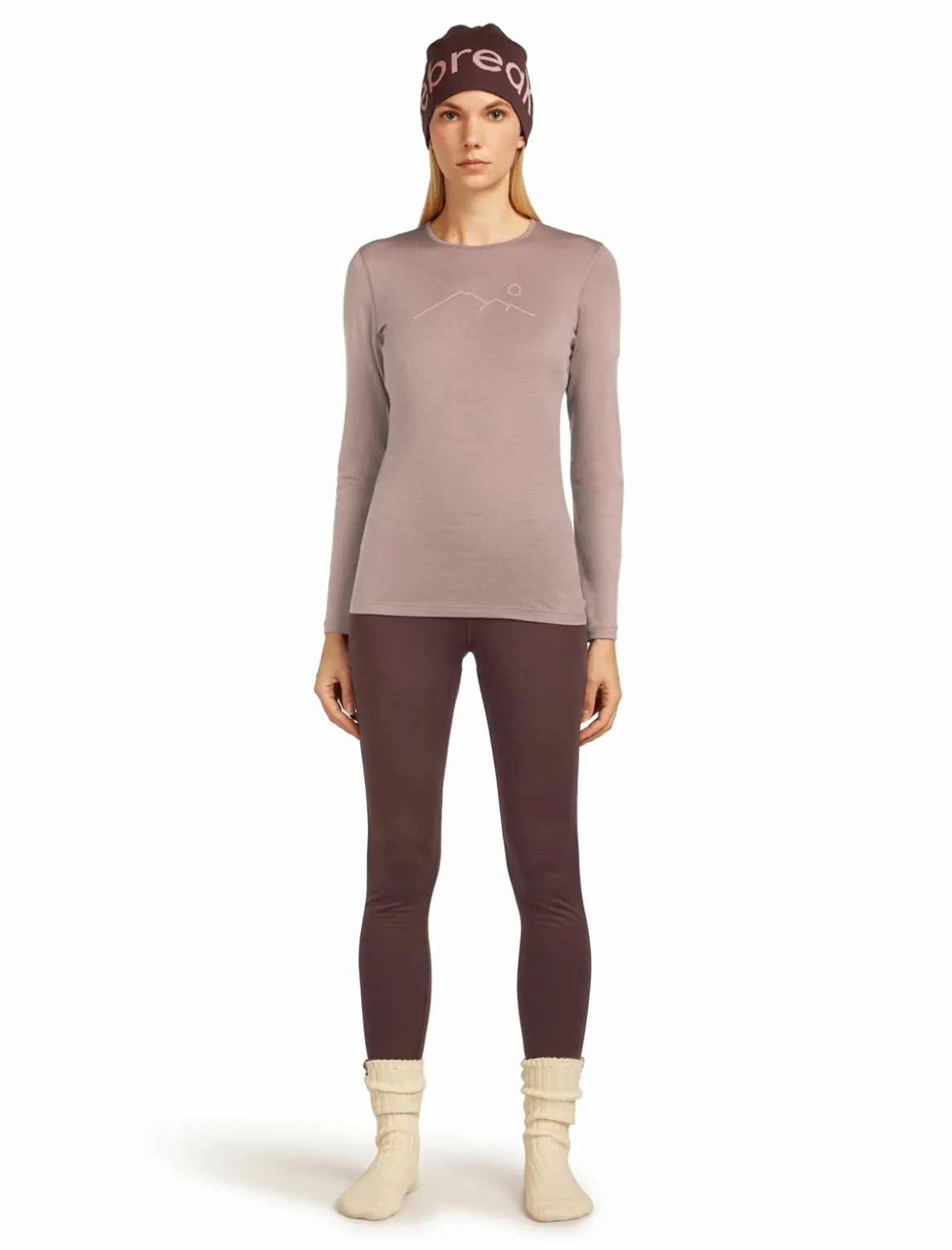 Koszulka Icebreaker Merino 200 Oasis LS Crewe Rainer Ridge Women