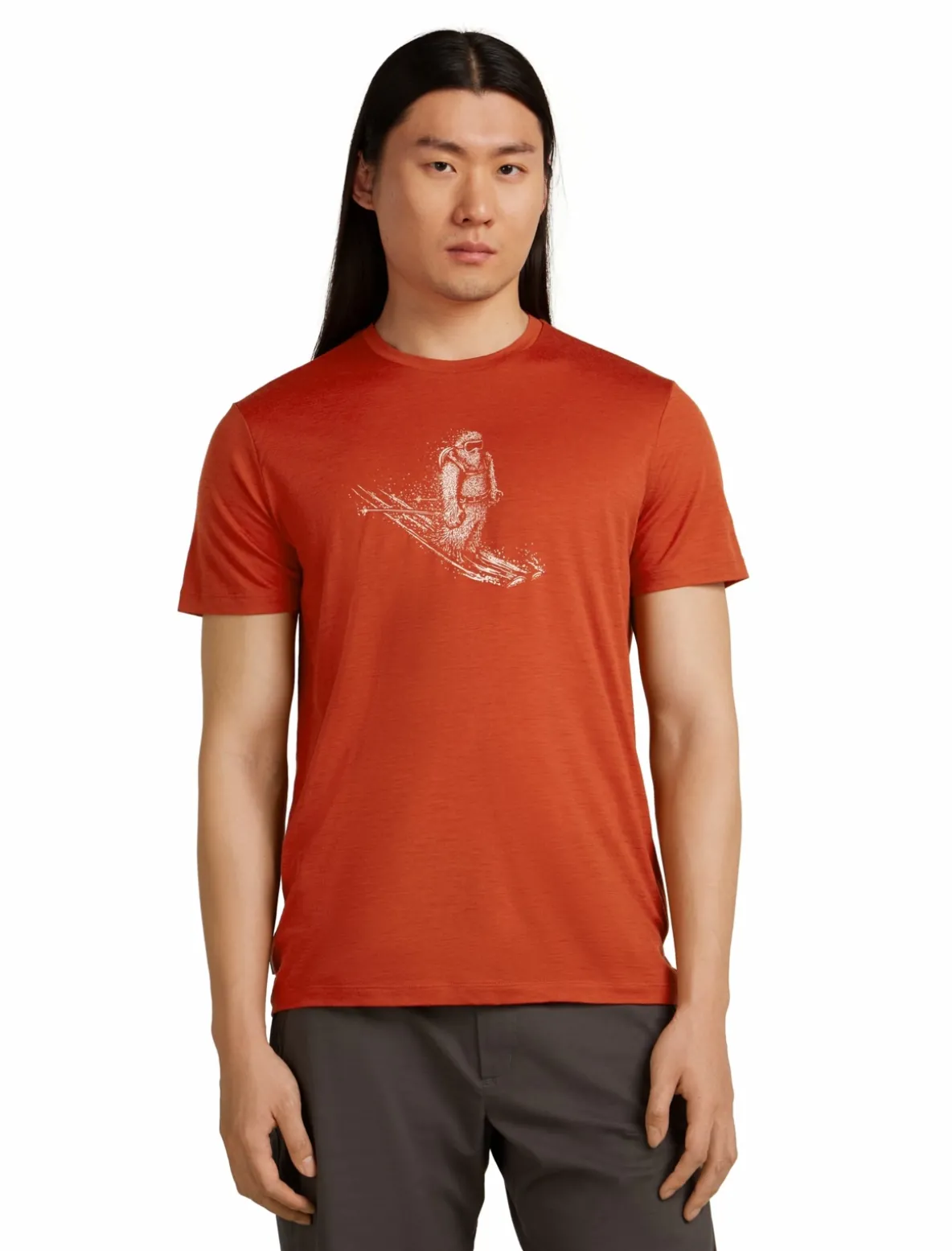 Koszulka Icebreaker Merino Tech Lite SS Tee Skiing Yeti Men