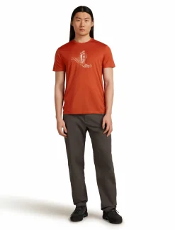 Koszulka Icebreaker Merino Tech Lite SS Tee Skiing Yeti Men