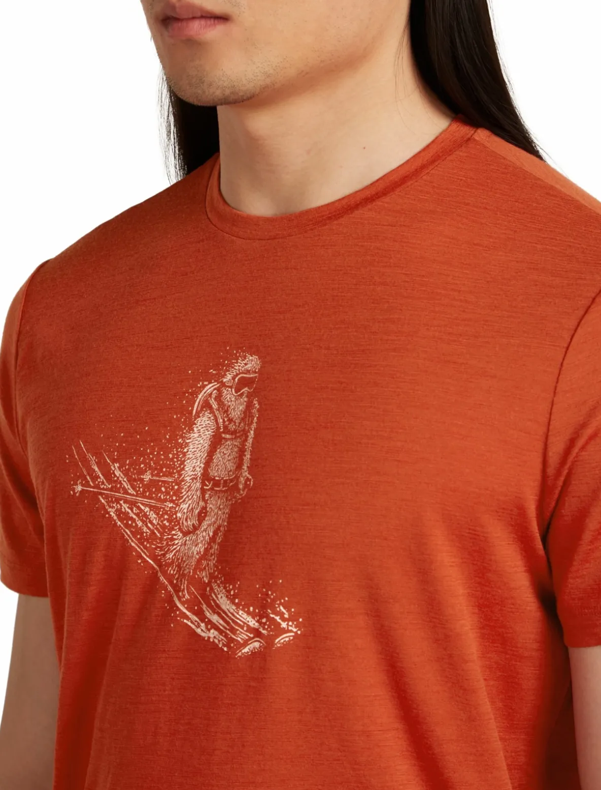 Koszulka Icebreaker Merino Tech Lite SS Tee Skiing Yeti Men