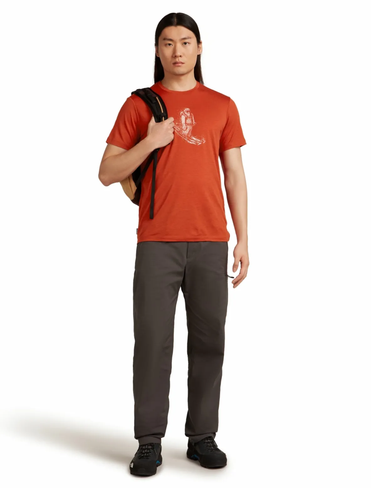 Koszulka Icebreaker Merino Tech Lite SS Tee Skiing Yeti Men