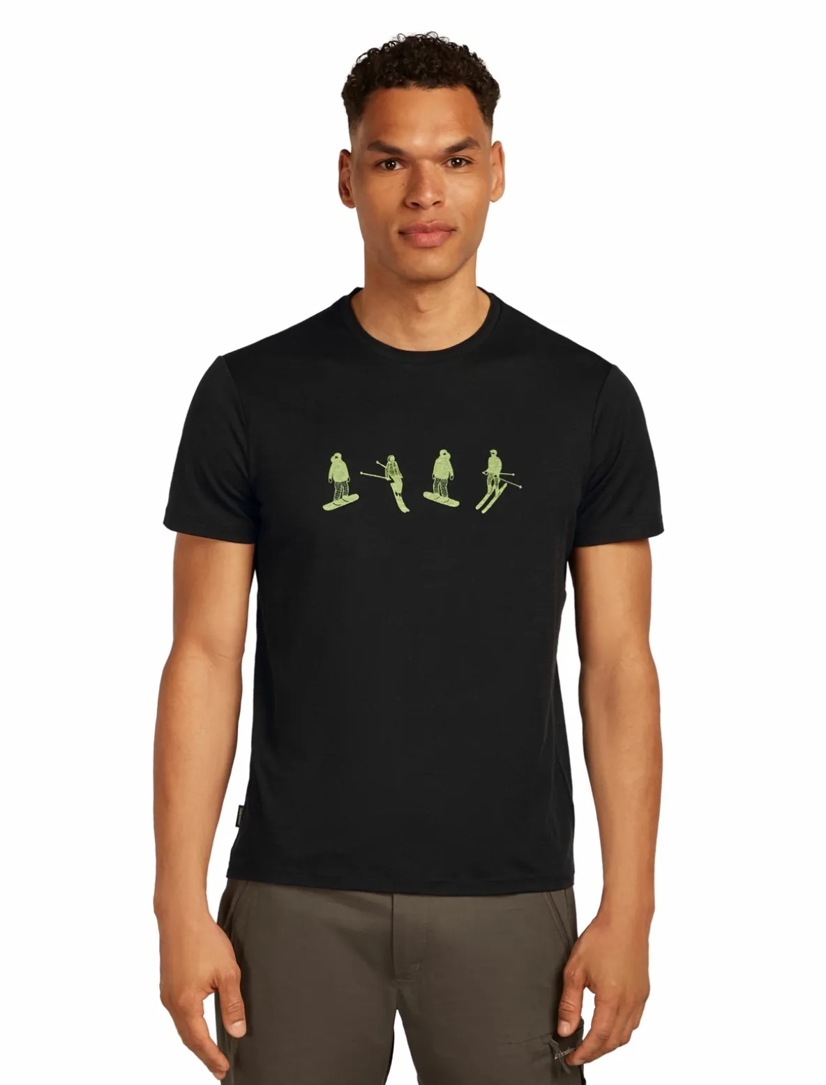Koszulka Icebreaker Merino Tech Lite SS Tee Snow Day Men