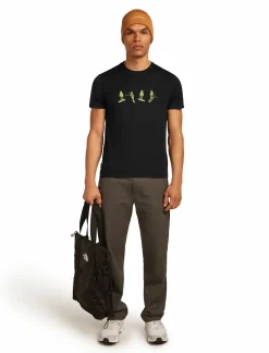 Koszulka Icebreaker Merino Tech Lite SS Tee Snow Day Men