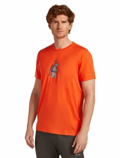 Koszulka Icebreaker Merino Tech Lite SS Tee Bear Tour Men