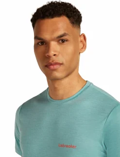 Koszulka Icebreaker Merino Tech Lite SS Tee Wordmark Men
