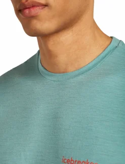 Koszulka Icebreaker Merino Tech Lite SS Tee Wordmark Men