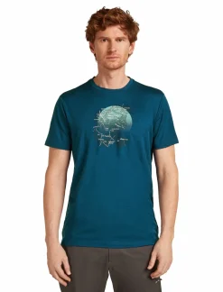 Koszulka Icebreaker Merino Tech Lite SS Tee Ruapehu Round Men