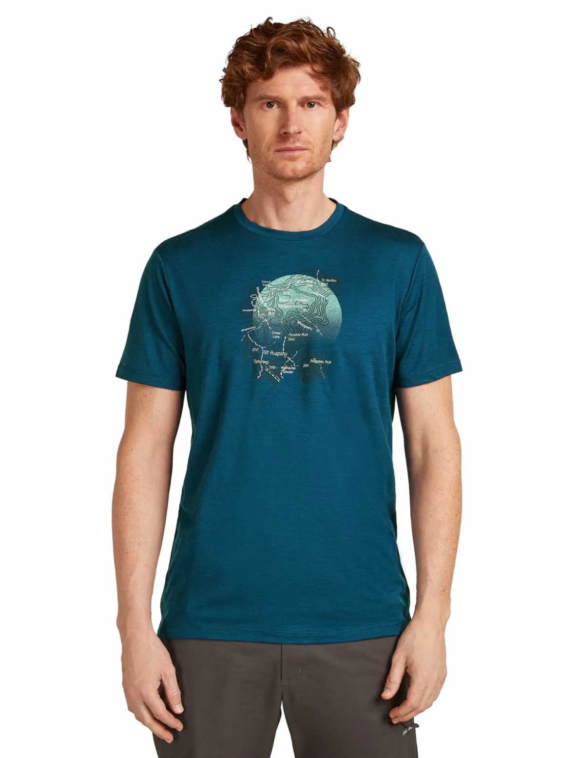 Koszulka Icebreaker Merino Tech Lite SS Tee Ruapehu Round Men