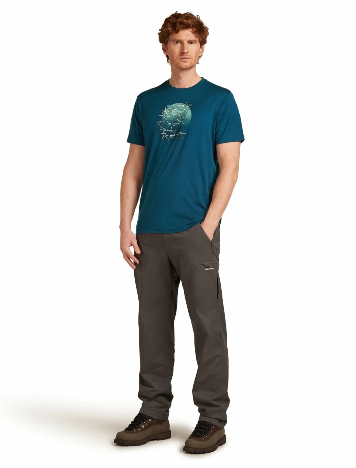 Koszulka Icebreaker Merino Tech Lite SS Tee Ruapehu Round Men