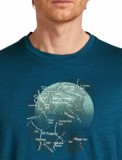 Koszulka Icebreaker Merino Tech Lite SS Tee Ruapehu Round Men