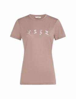 Koszulka Icebreaker Merino 150 Tech Lite Short Sleeve Snow Day Women