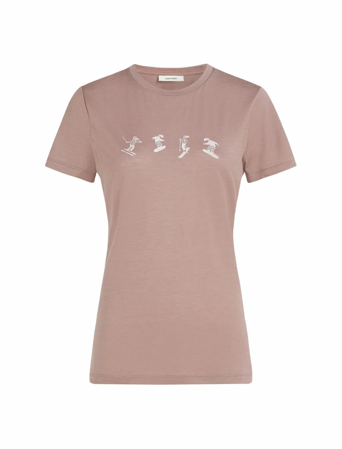 Koszulka Icebreaker Merino 150 Tech Lite Short Sleeve Snow Day Women
