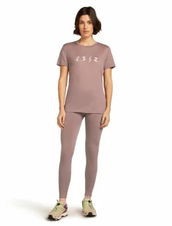 Koszulka Icebreaker Merino 150 Tech Lite Short Sleeve Snow Day Women