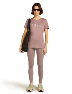 Koszulka Icebreaker Merino 150 Tech Lite Short Sleeve Snow Day Women