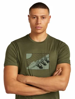 Koszulka Icebreaker Merino Tech Lite SS Tee In The Wild Men