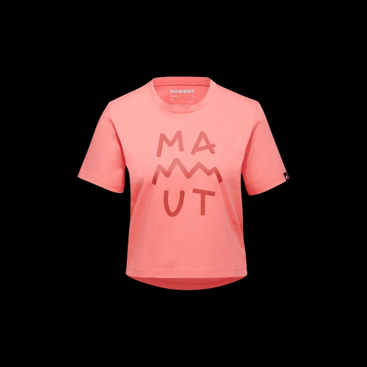 Koszulka Mammut Massone T-Shirt Cropped Women Lettering