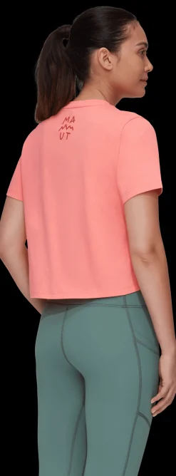 Koszulka Mammut Massone T-Shirt Cropped Women Lettering