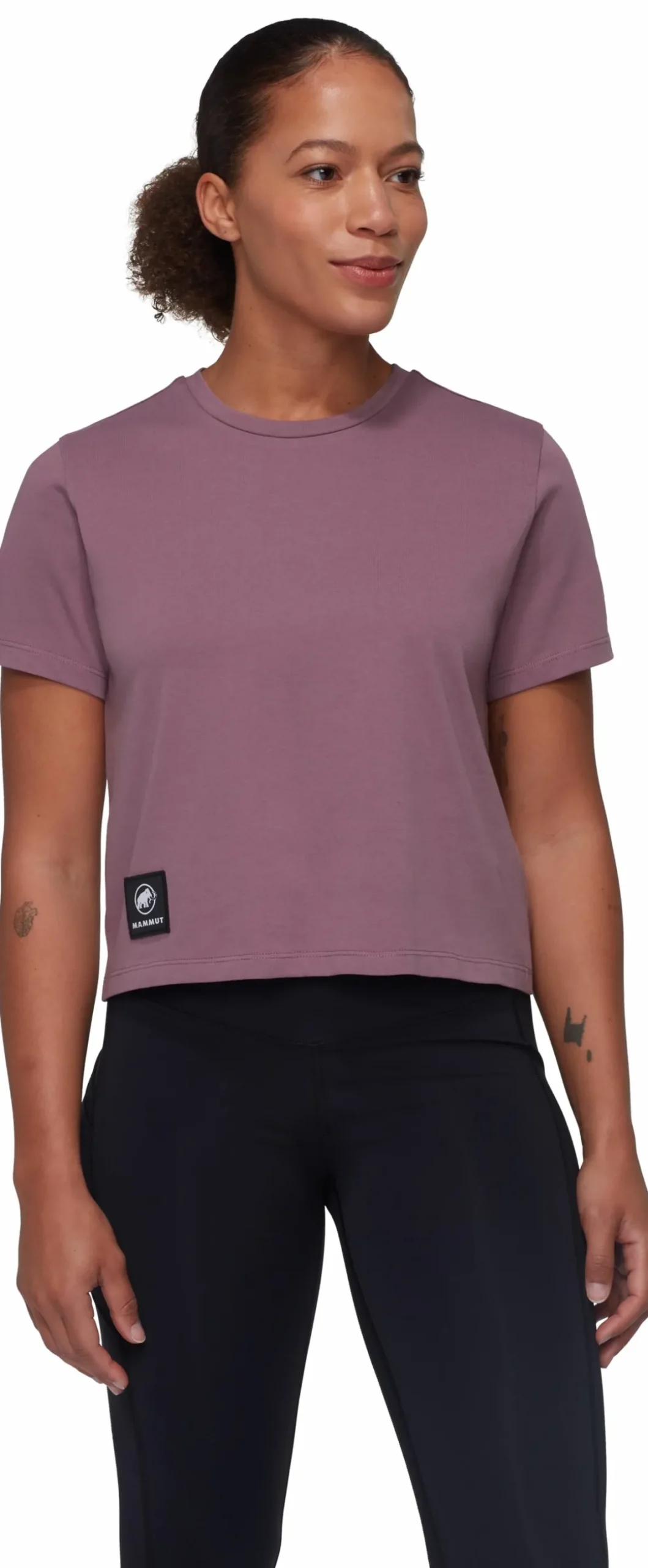 Koszulka Mammut Massone T-Shirt Cropped Women Patch