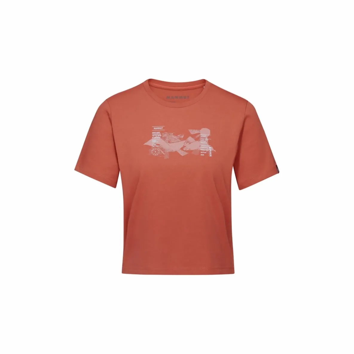 Koszulka Mammut Massone T-Shirt Cropped Women Rocks