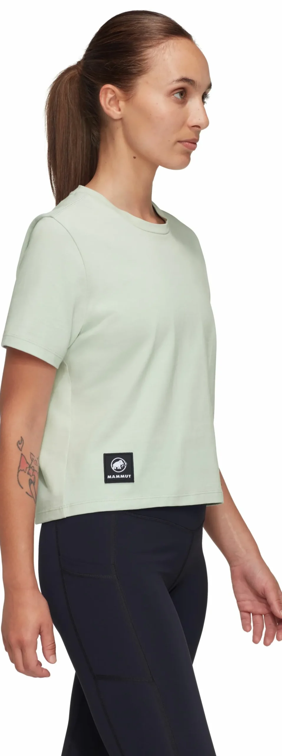 Koszulka Mammut Massone T-Shirt Cropped Women Patch