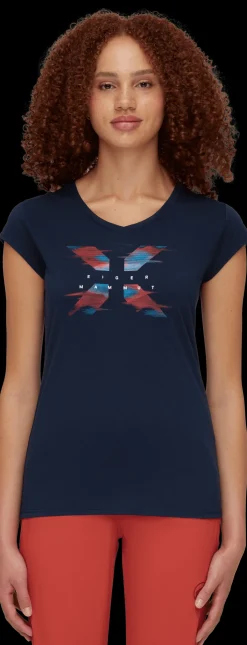 Koszulka Mammut Trovat T-Shirt Women Light Fader