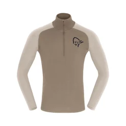 Koszulka merino Norrona Femund PureUll Zip Neck Men