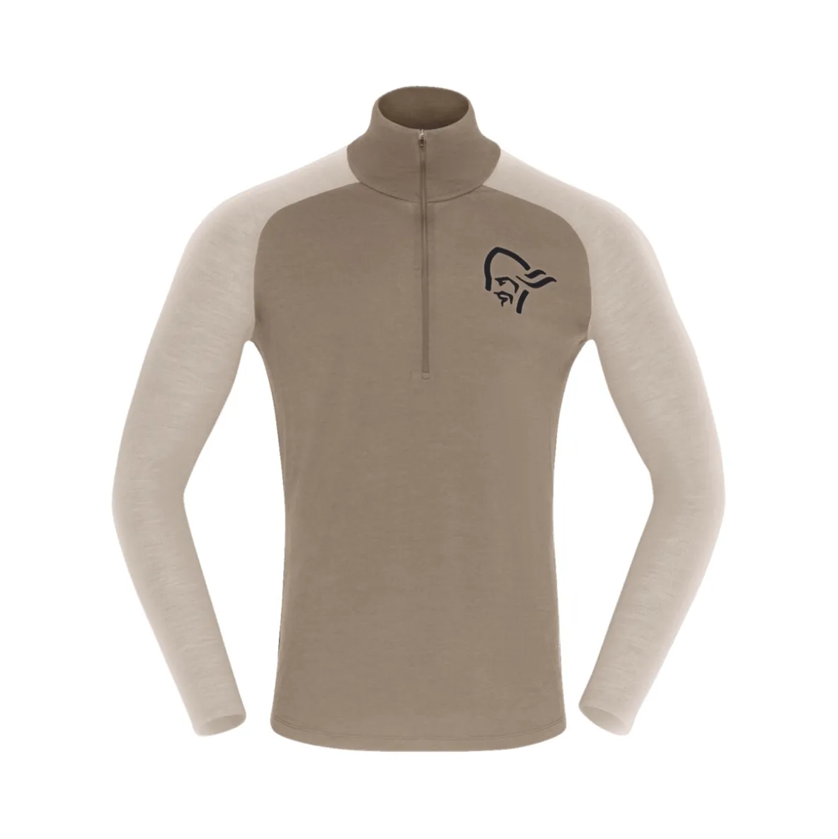 Koszulka merino Norrona Femund PureUll Zip Neck Men