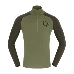 Koszulka merino Norrona Femund PureUll Zip Neck Men