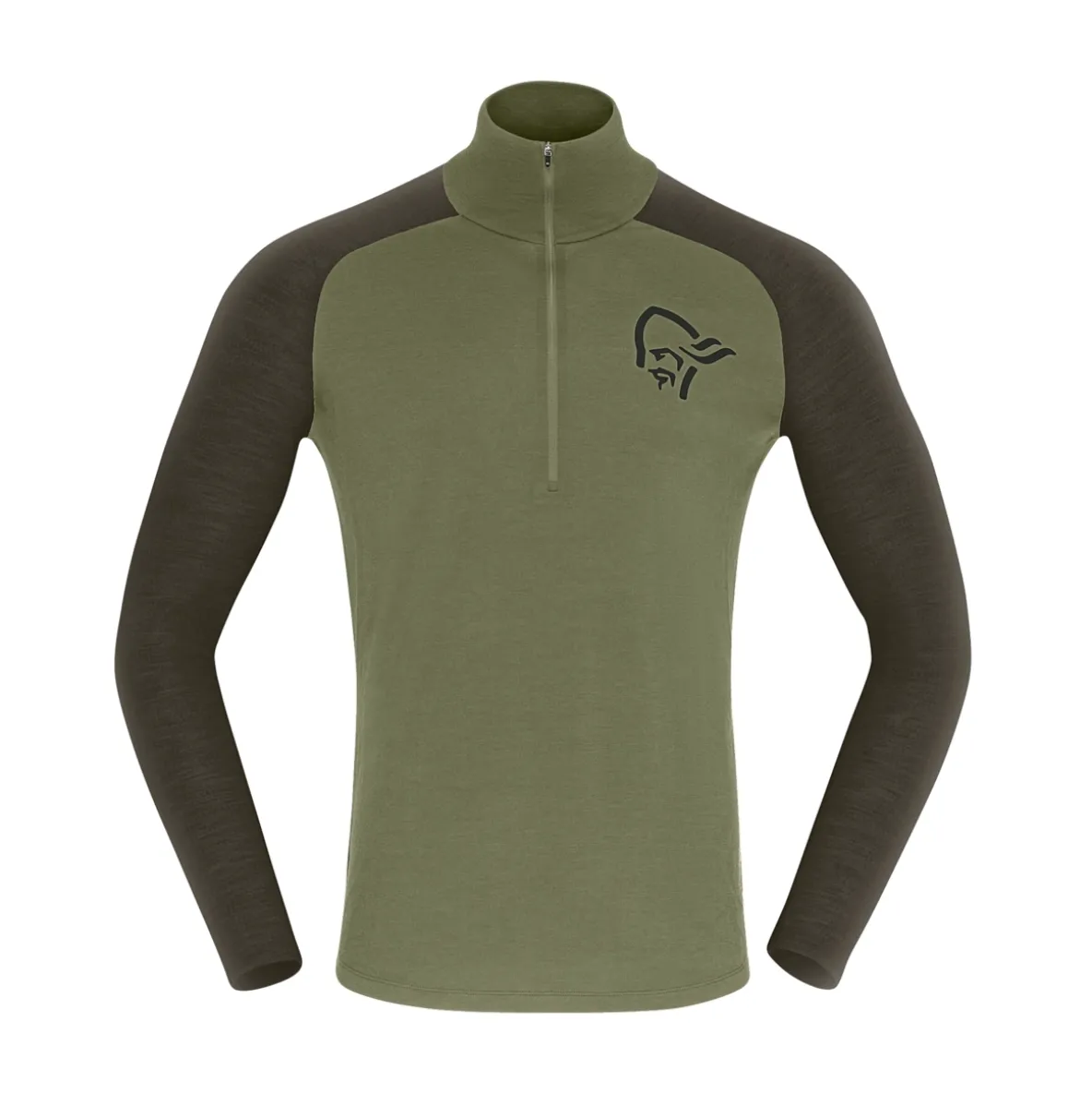 Koszulka merino Norrona Femund PureUll Zip Neck Men