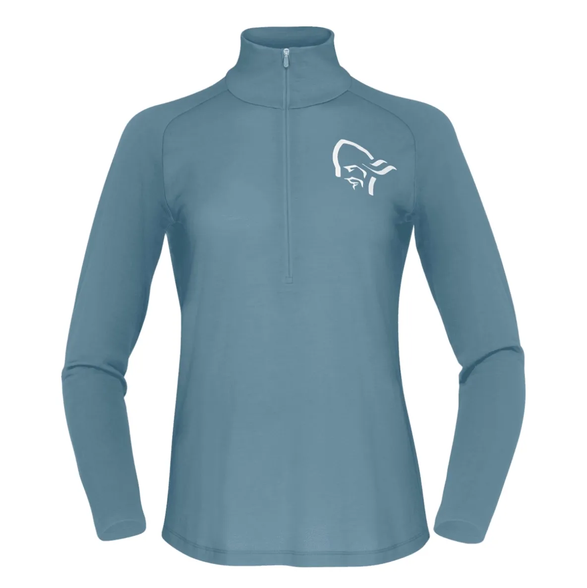 Koszulka merino Norrona Femund PureUll Zip Neck Women