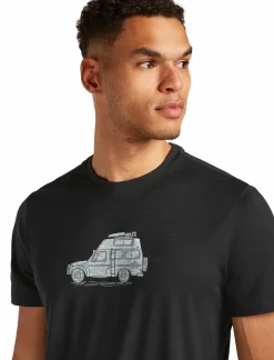 Koszulka Męska Icebreaker Merino Tech Lite III SS Tee Cosy Camper