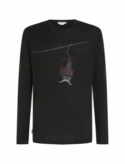 Koszulka Męska Icebreaker Merino Tech Lite LS Tee Bear Lift